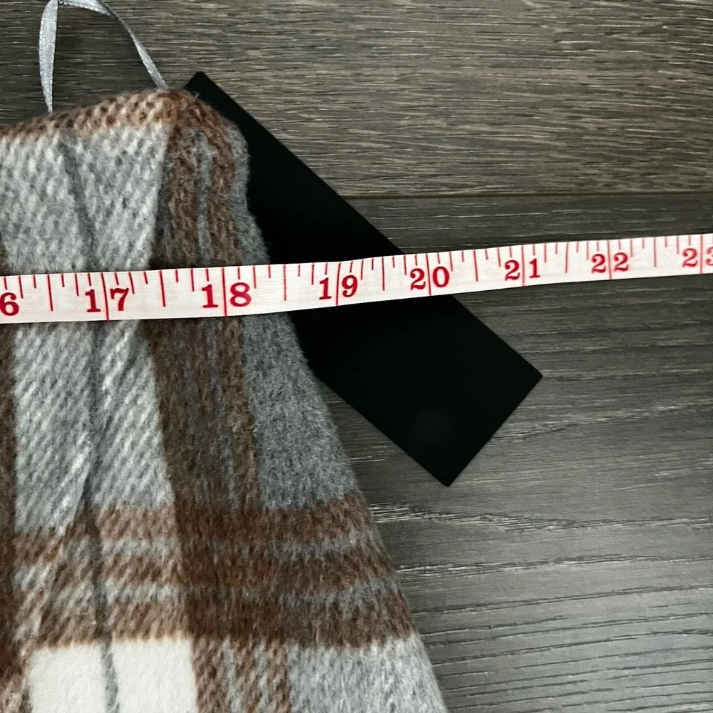 Bagatelle Skirt Womens Large Gray Brown Plaid Faux Wrap Mini Y2K‎ Preppy NWT 90s